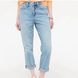 J. Crew Sky Blue Relaxed fit Boyfriend Jeans